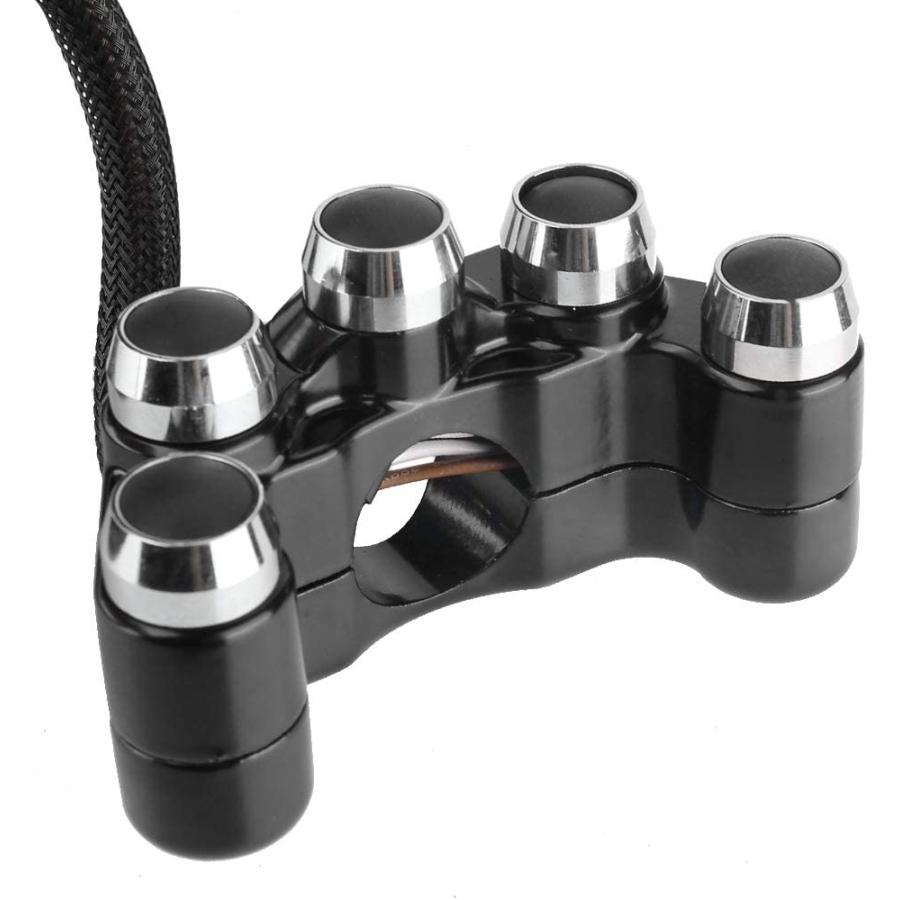 【並行輸入品】Motorcycle Handlebar Switch Handle ON OFF Switch Weatherproof Alumi_4