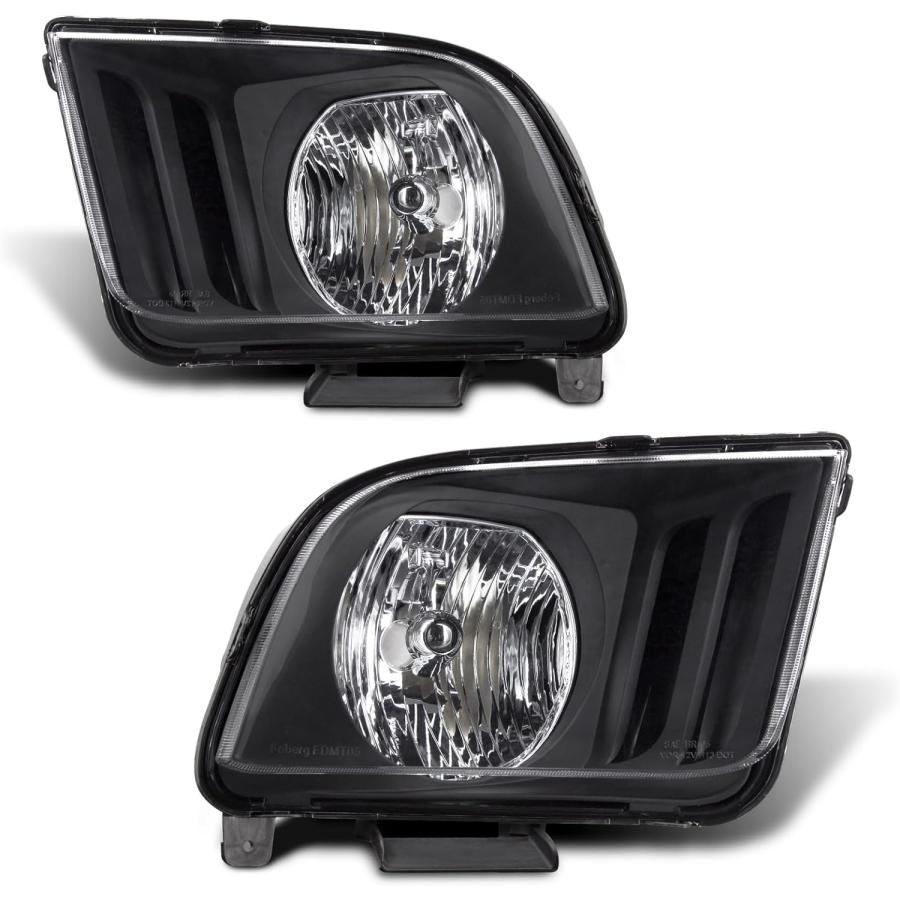 並行輸入品】ADCARLIGHTS 2005-2009 フォード マスタング ヘッドライト