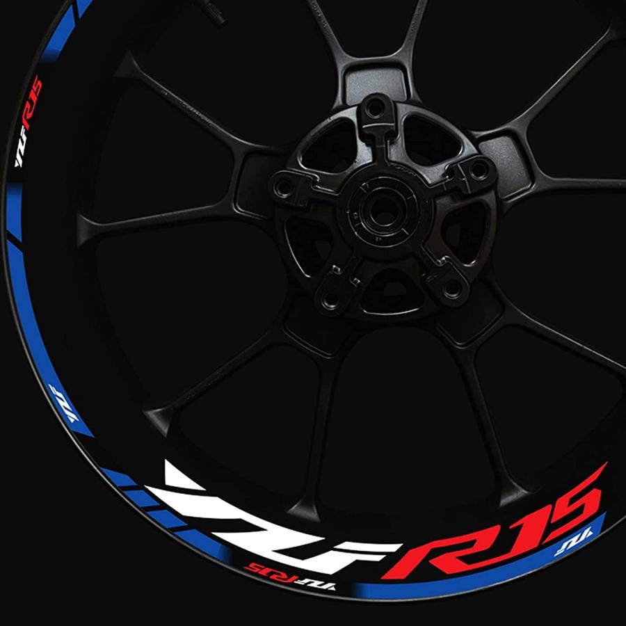 Decoration Wheel Hub Motorcycle 17 Inch Front and Rear Hubs Decal Rim ...