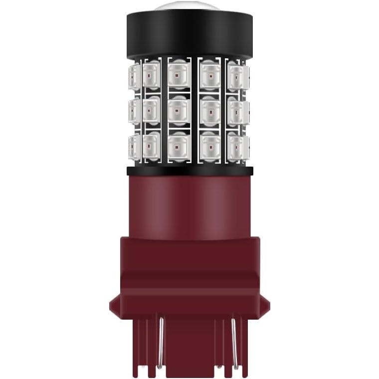 GLOFE ストロボフラッシュ 3156 3157 レッド LED電球 3056
