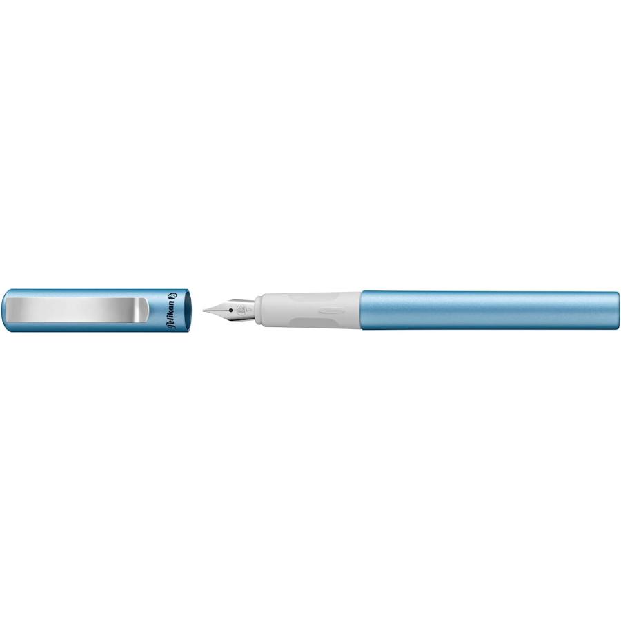 並行輸入品】Pelikan Pina Colada 万年筆 ブルーメタリック 1+1 TP/FS