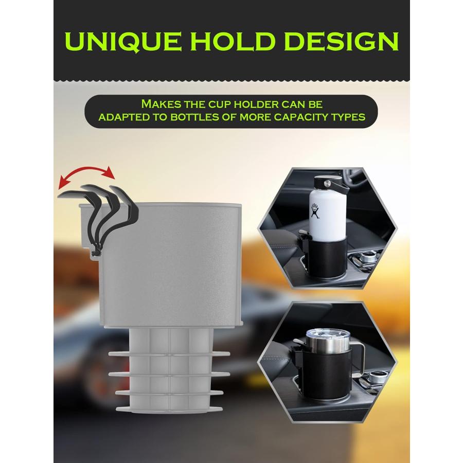 並行輸入品】カップホルダーエキスパンダー 車用 調節可能なドリンク