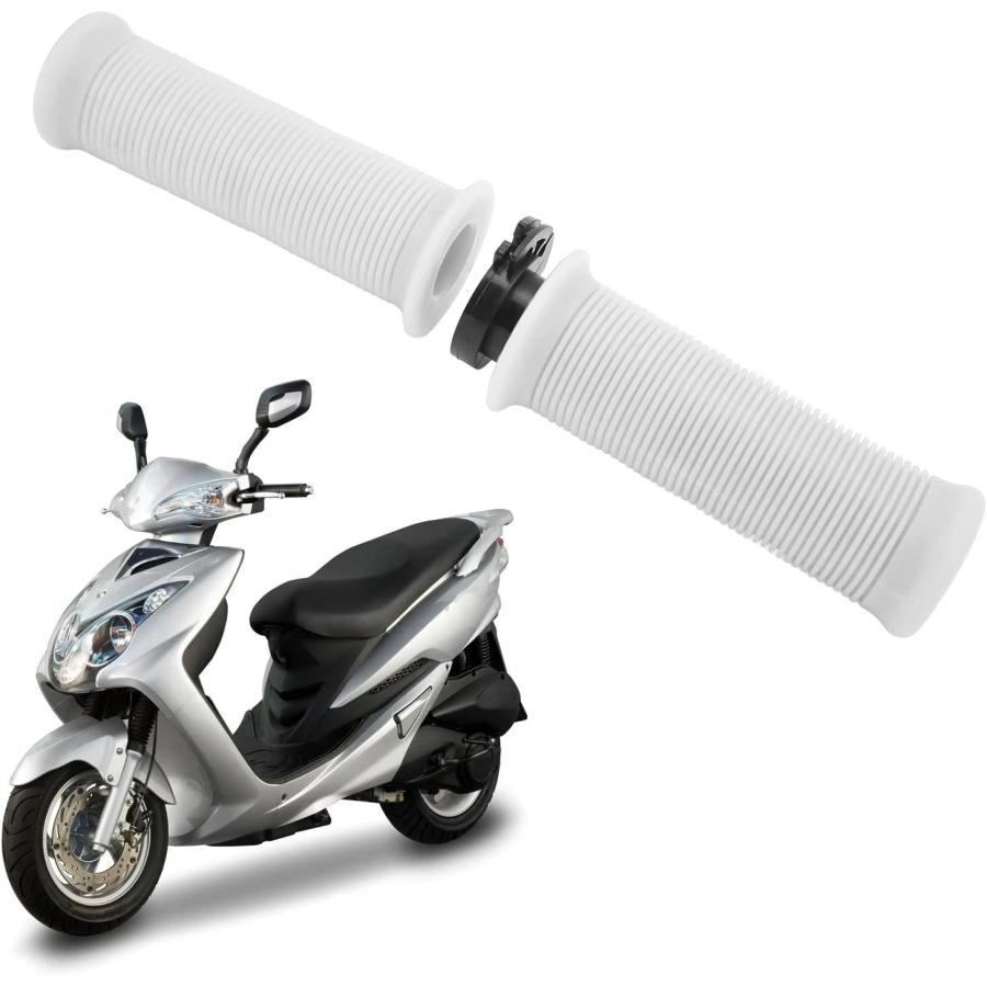 【並行輸入品】1 Pair 22mm Motorcycle Throttle Handle Moped Parts Comfortable Fit f_4