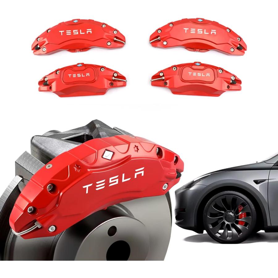 並行輸入品】TXROMTZ キャリパーカバー 4点セット Tesla Model Y