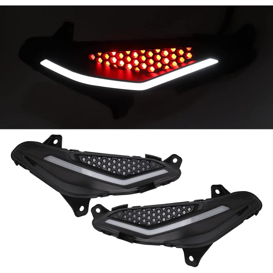 【並行輸入品】Haofy Motorcycle Side Turn Signal Light  Low Power Consumption Leftの画像