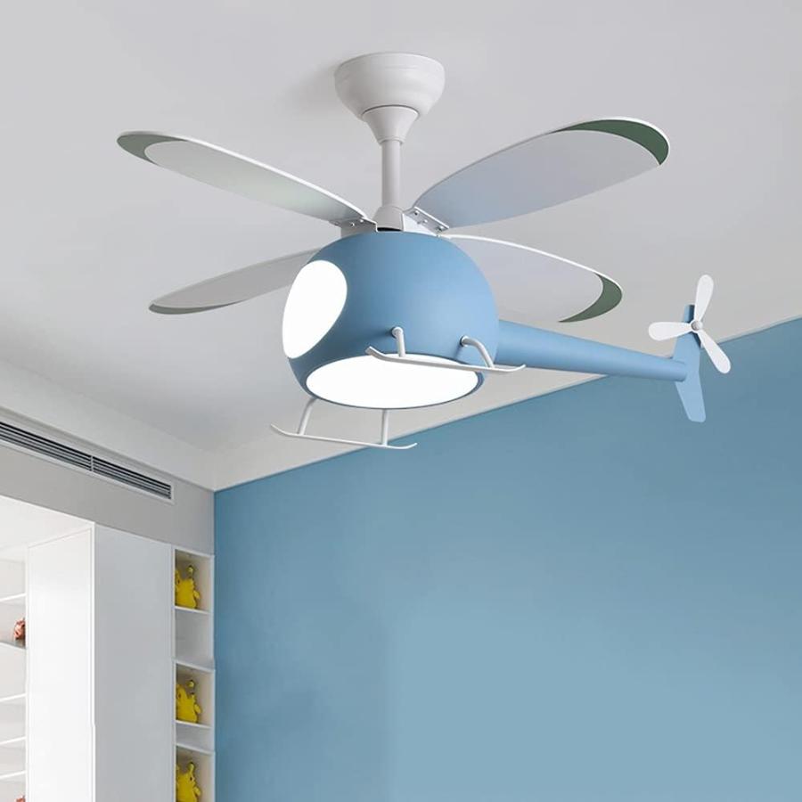 KNOXC Chandelier Home Cartoons Airplane Fan Light Child Electric Fan Modern Simplicity Ceiling Light Ceiling Fan Lights 6-Speed Speed Regulation Mu｜dep-dreamfactory｜04