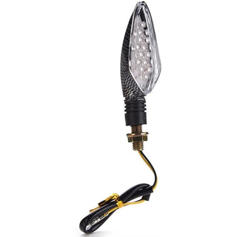 【並行輸入品】JEANCE Motorcycle Turn Signal 2pcs 12V Universal Motorcycle Turn Sigの画像