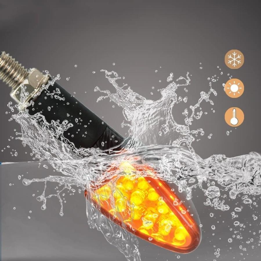 【並行輸入品】JEANCE Motorcycle Turn Signal Motorcycle Flexible Turn Signal Indicaの画像