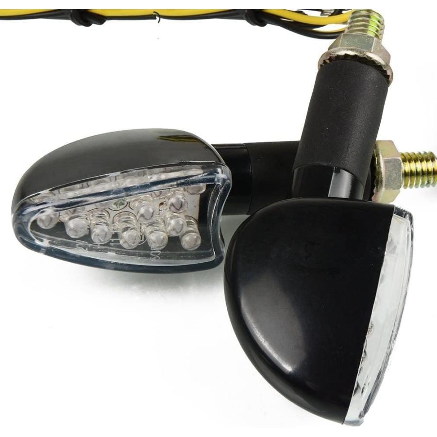 【並行輸入品】JEANCE Motorcycle Turn Signal Motorcycle Flexible Turn Signal Indicaの画像