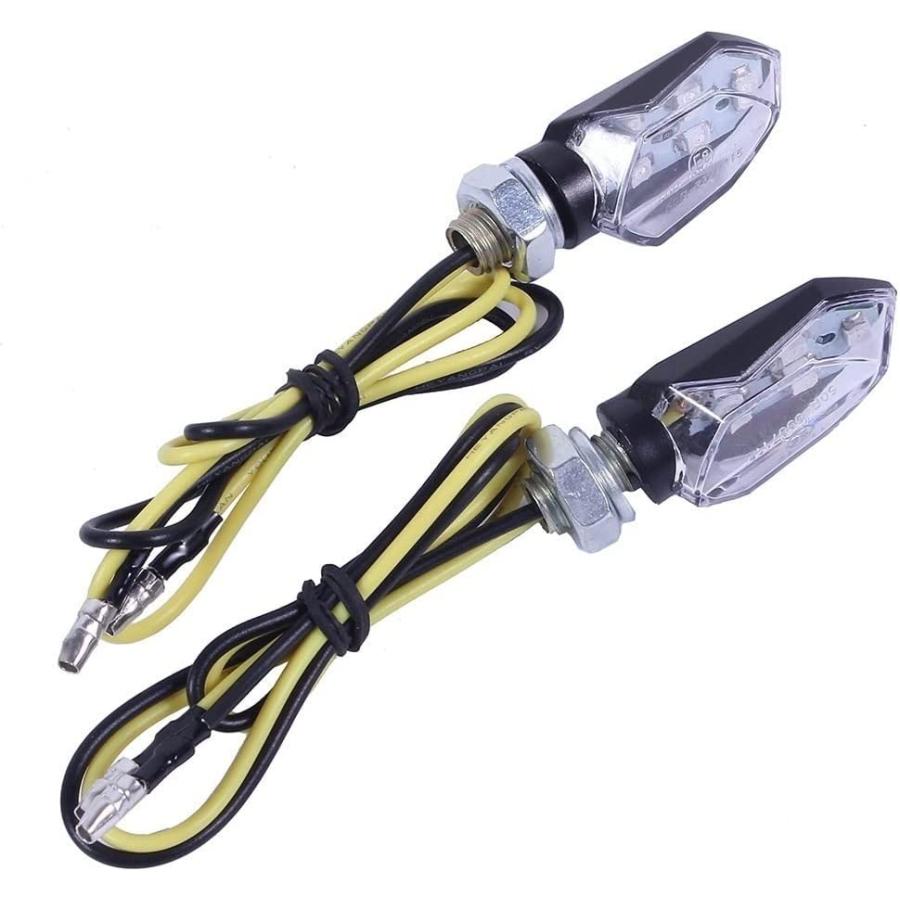 【並行輸入品】JEANCE Motorcycle Turn Signal 2Pcs Universal Motorcycle Turn Signalの画像