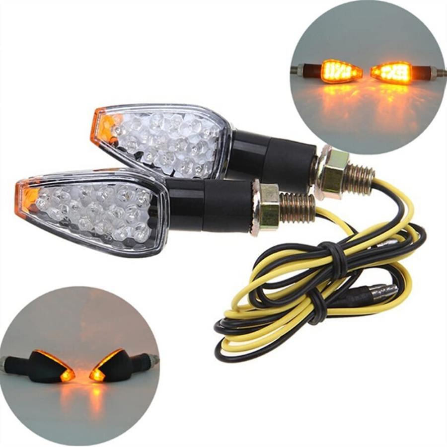 【並行輸入品】turn signal lights 2 PCS Universal Waterproof 12V Motorcycle Turn Siの画像