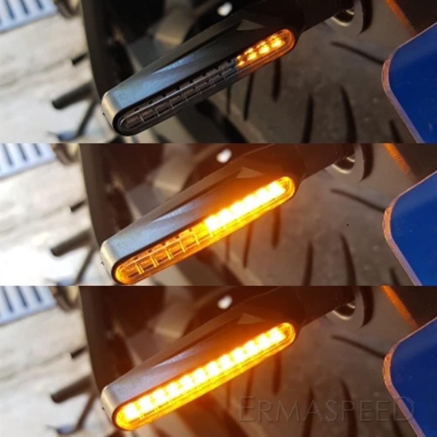 【並行輸入品】KAFARE Motorcycle turn lights Motorcycle Turn Signal Pair Amber Motoの画像