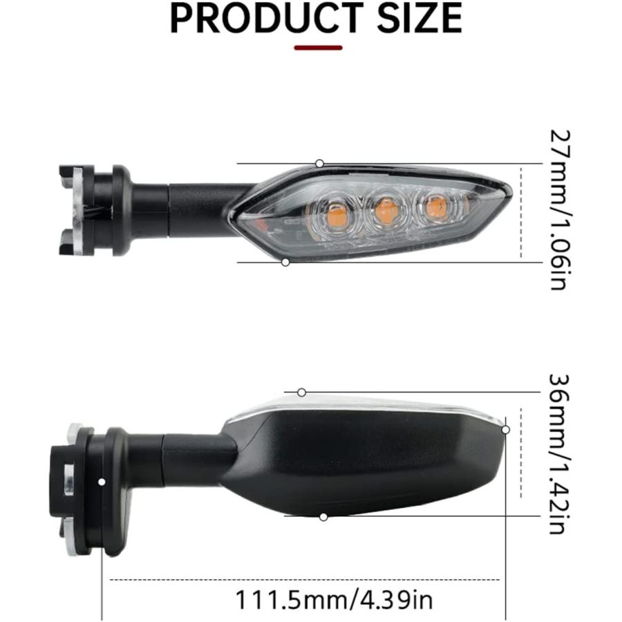 【並行輸入品】DITVA LED Turn Signal Light For YAMAHA For FZ 16 250 For FZS 150 Forの画像