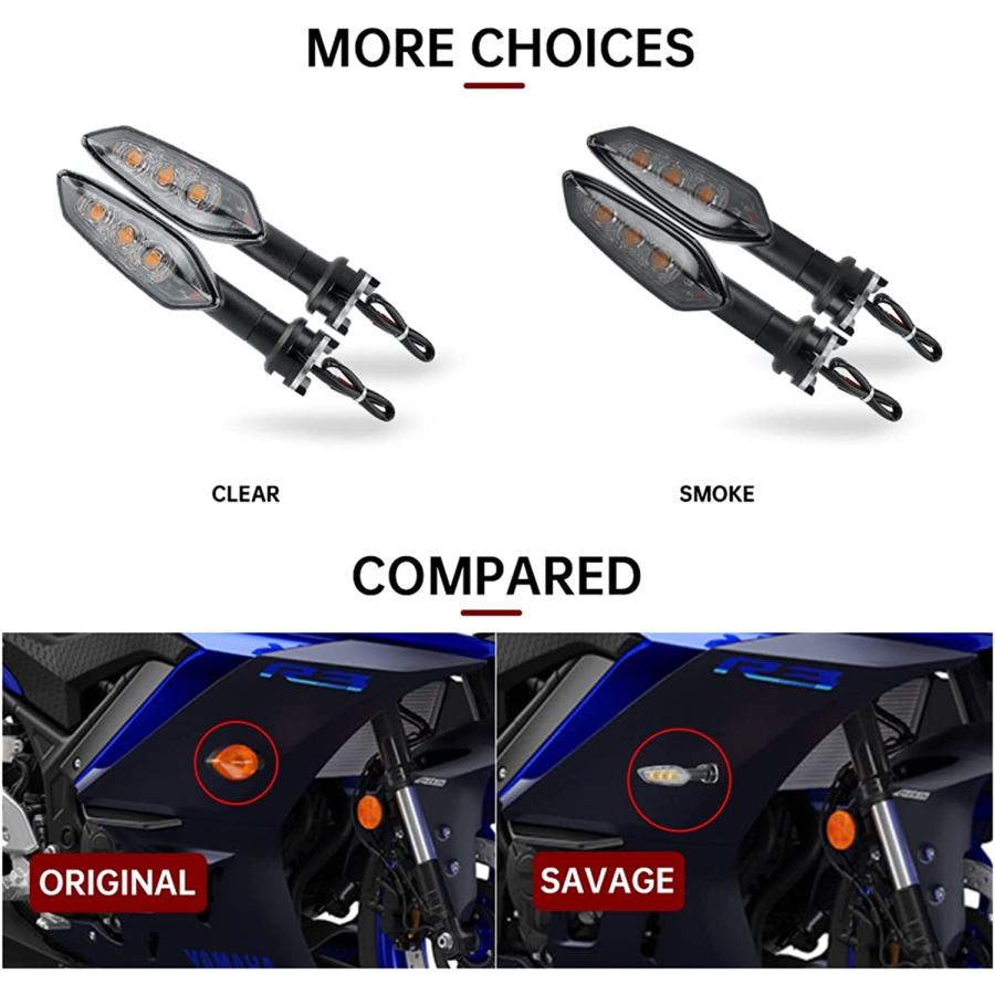 【並行輸入品】DITVA LED Turn Signal Light For YAMAHA For FZ 16 250 For FZS 150 Forの画像