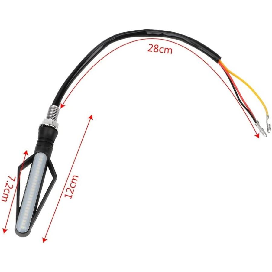 【並行輸入品】KAFARE Motorcycle turn lights 1Pcs 24 Motorcycle Turn Signal Lightsの画像