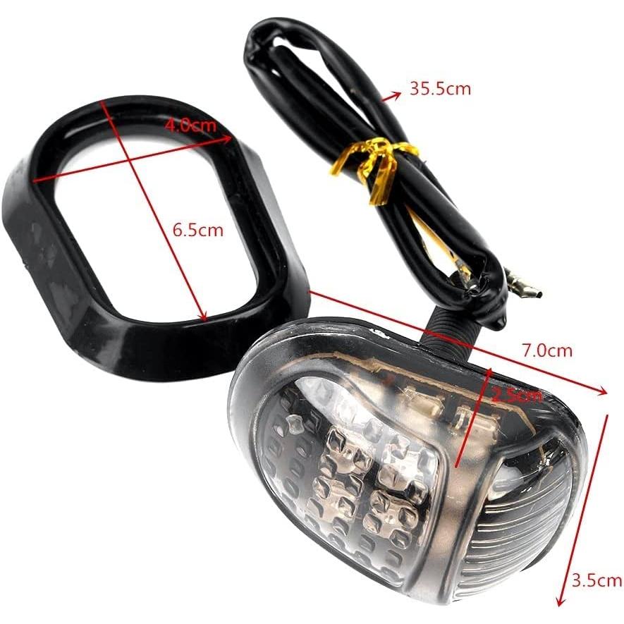 【並行輸入品】SACOOR Motorcycle turn lights 1 Pair For H\u0026onda Grom MSX125 MSX 125の画像