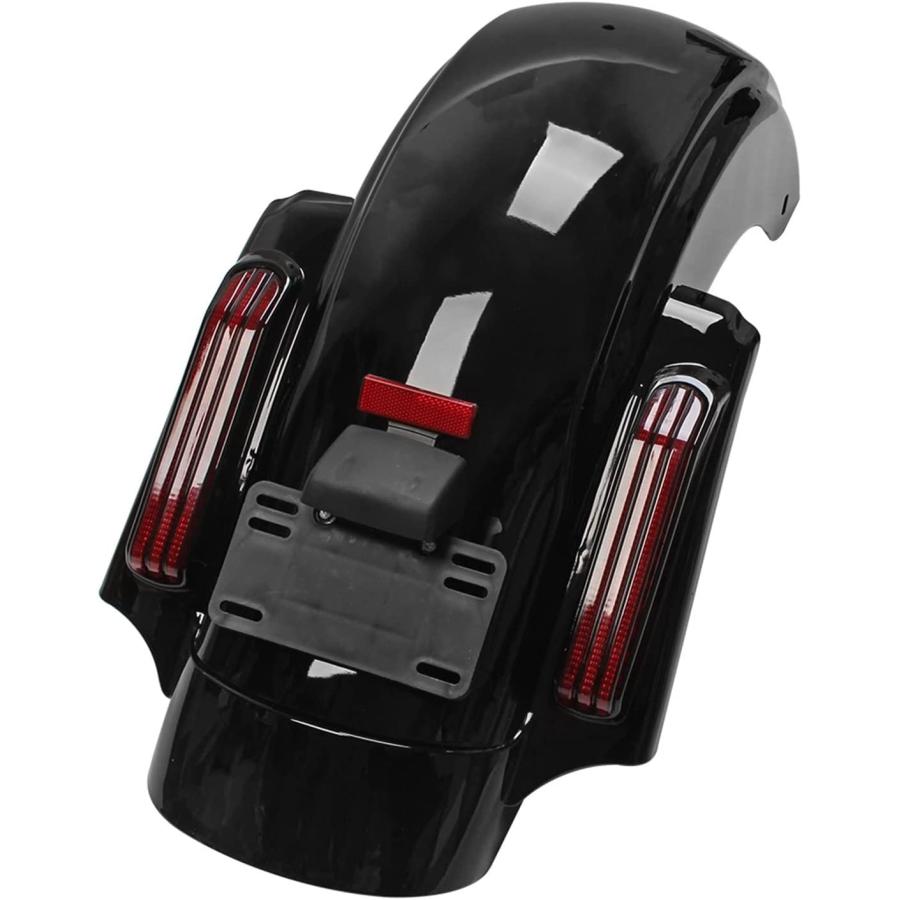 【並行輸入品】PURZI Motorcycle Fender Motorcycle LED Style Rear Mudguard System Exの画像