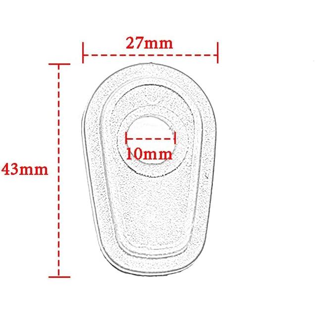 【並行輸入品】ACZMTPJ Motorcycle Indicators Light Turn Signal Spacers Adapters Spaの画像