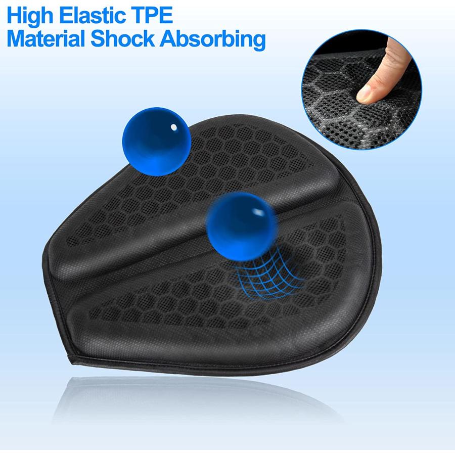 並行輸入品】WDG オートバイシートクッションパッド 3D ハニカム