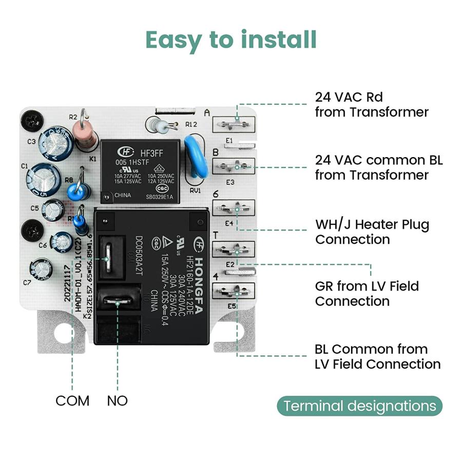 並行輸入品】Haoguo Time Delay Relay 12V The Replacement of
