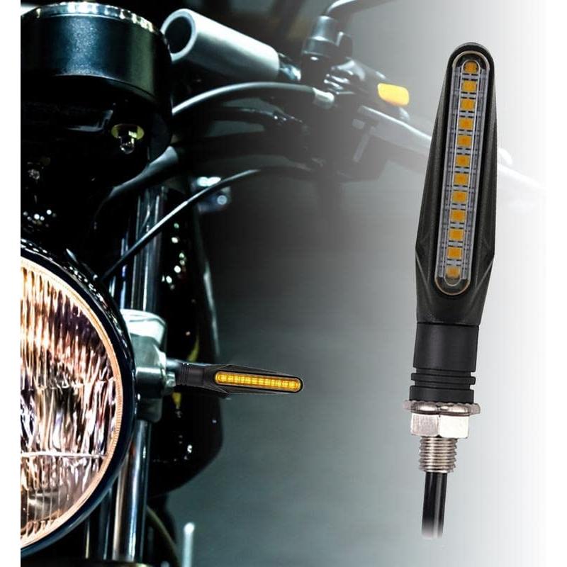 【並行輸入品】MAANYA motorcycle turn signal Motorcycle Turn Signal Lights Motorbikの画像