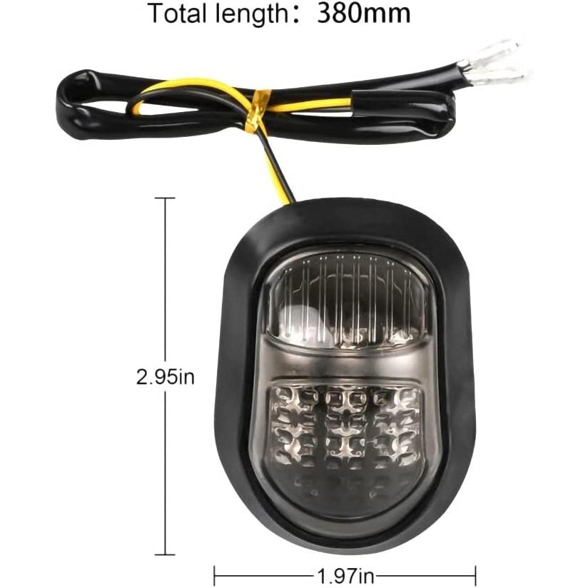 【並行輸入品】JEANCE Motorcycle Turn Signal 1 Pair for Hon\u0026da Grom MSX125 MSX 125の画像