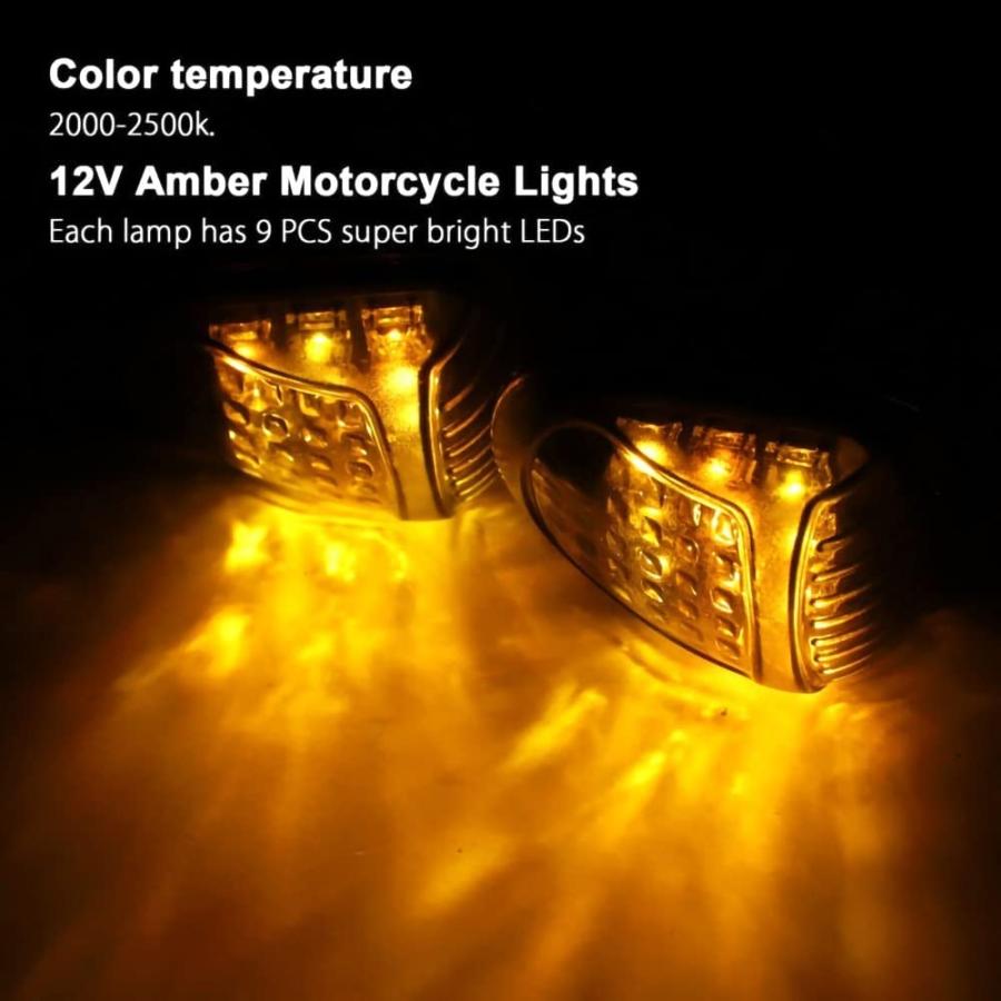 【並行輸入品】JEANCE Motorcycle Turn Signal 1 Pair for Hon\u0026da Grom MSX125 MSX 125の画像