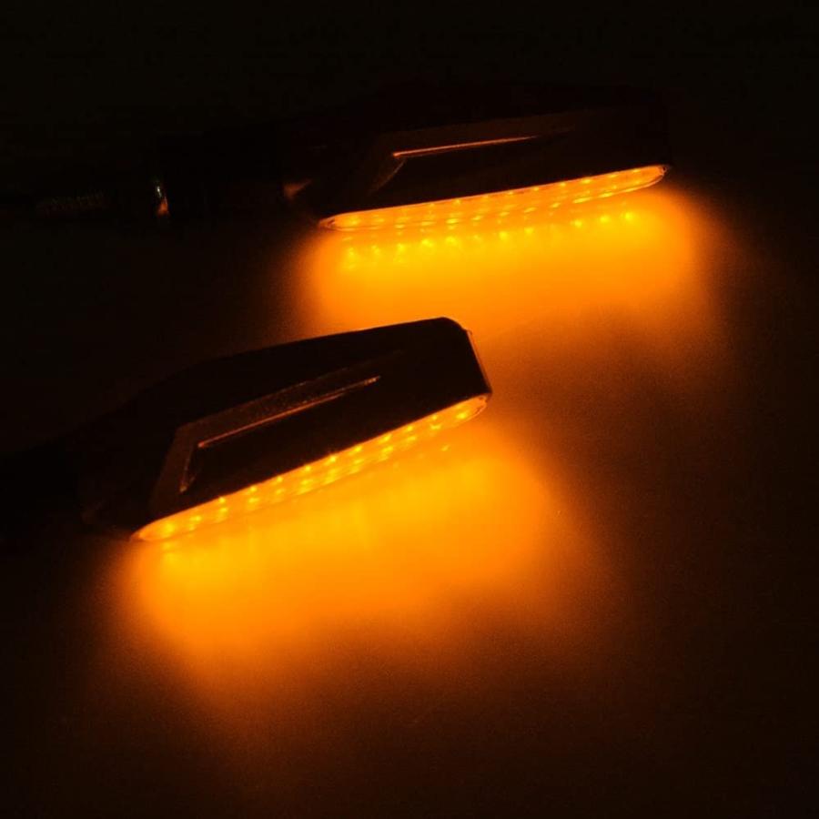 【並行輸入品】KAFARE Motorcycle turn lights 4pcs Motorcycle High Bright Amber Turnの画像