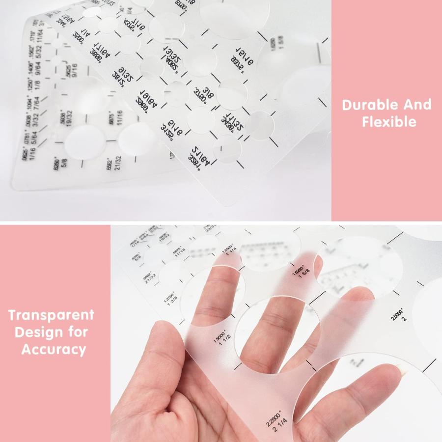 Tamaki　Circle　Template　Round　Large　for　Formwork　Templates　Drafting　Office　School　Size　and　Building　Drawings　Circle　Templates　Small　and　Stencil　for