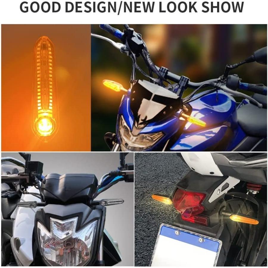 【並行輸入品】Motorcycle turn lights Turn Signal Light For YAMAHA MT07 MT03 MT09 T_4