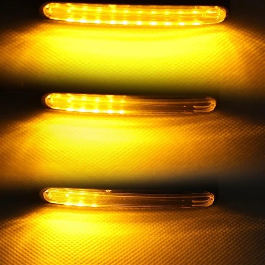 【並行輸入品】Motorcycle turn lights 4PCS Motorcycle Turn Signal Lights Amber Flasの画像