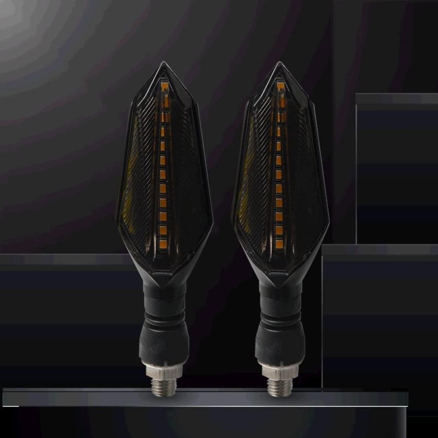 【並行輸入品】Motorcycle turn lights Running Turn Signal Flash Indicator Lights Moの画像