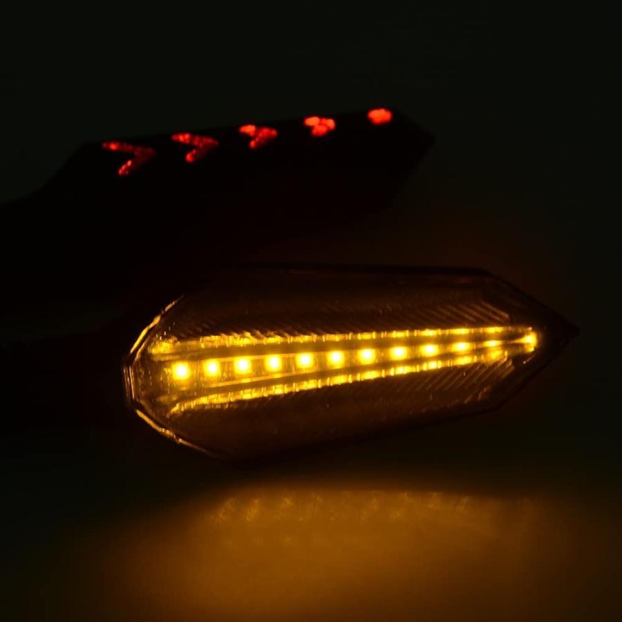 【並行輸入品】Motorcycle turn lights Running Turn Signal Flash Indicator Lights Moの画像