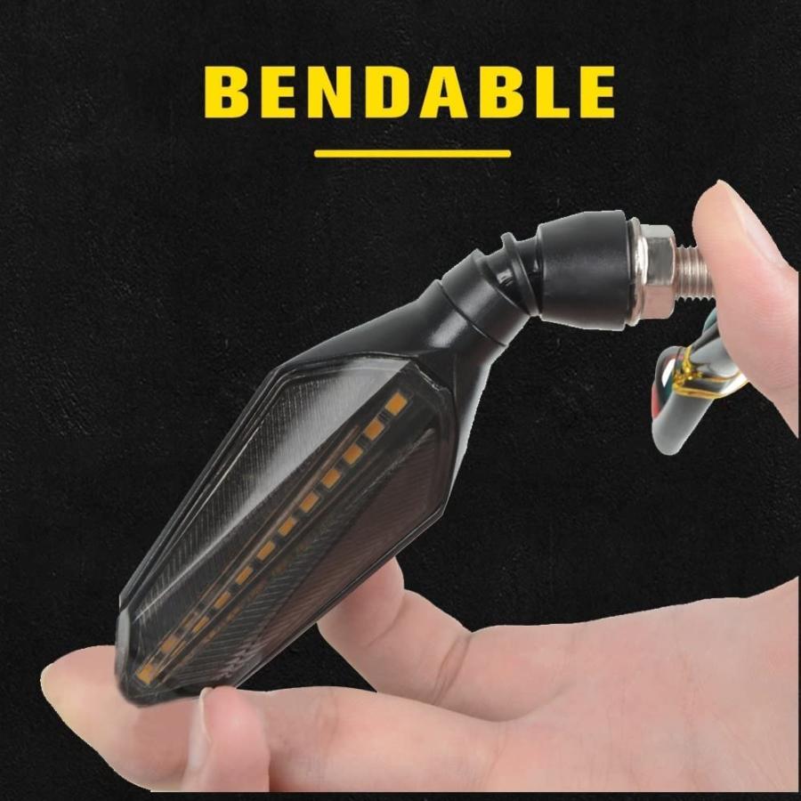 【並行輸入品】Motorcycle turn lights Running Turn Signal Flash Indicator Lights Moの画像