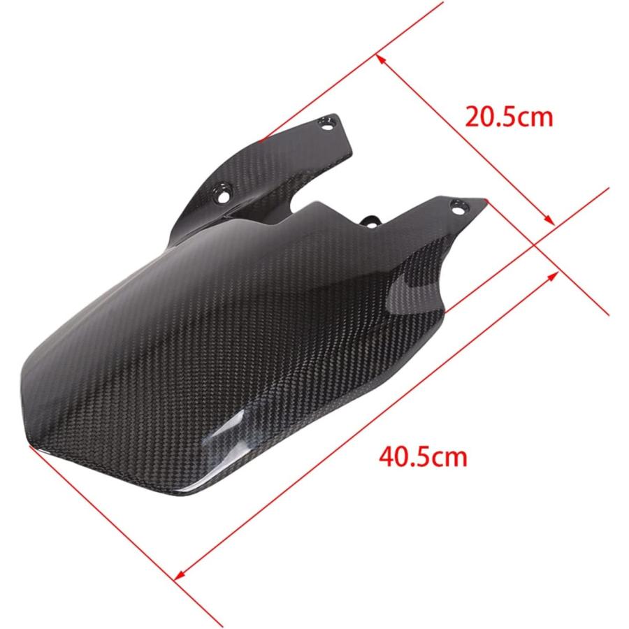 【並行輸入品】PURZI Motorcycle Fender Carbon Fiber Front Rear Mudguard Compatible_2