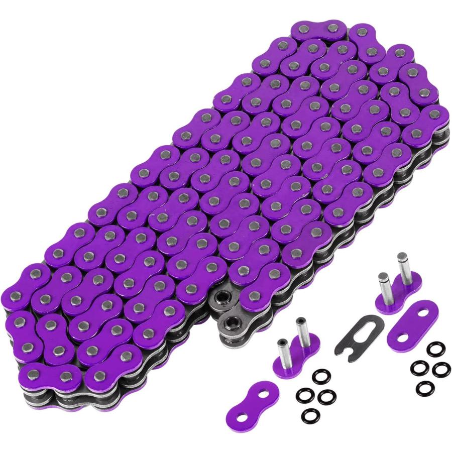 【並行輸入品】525 X 120 Links Motorcycle ATV Purple O-Ring Drive Chain 525-Pitch 1