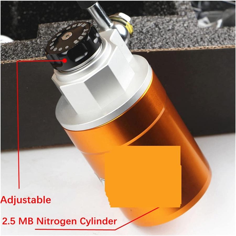 【並行輸入品】WEISRE 245/260mm Motorcycle Adjustable Spring Air Shock Absorber Fit_5