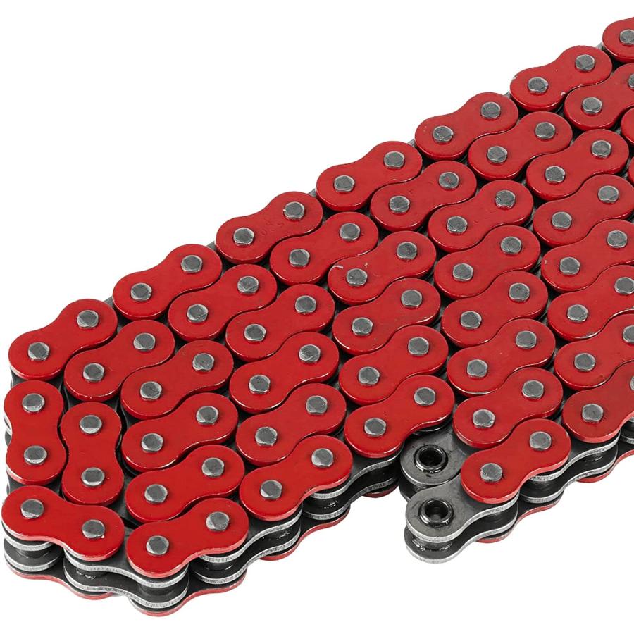 【並行輸入品】Red O-Ring Drive Chain for Street Bike Motorcycle 525 X 120 525-Pitc