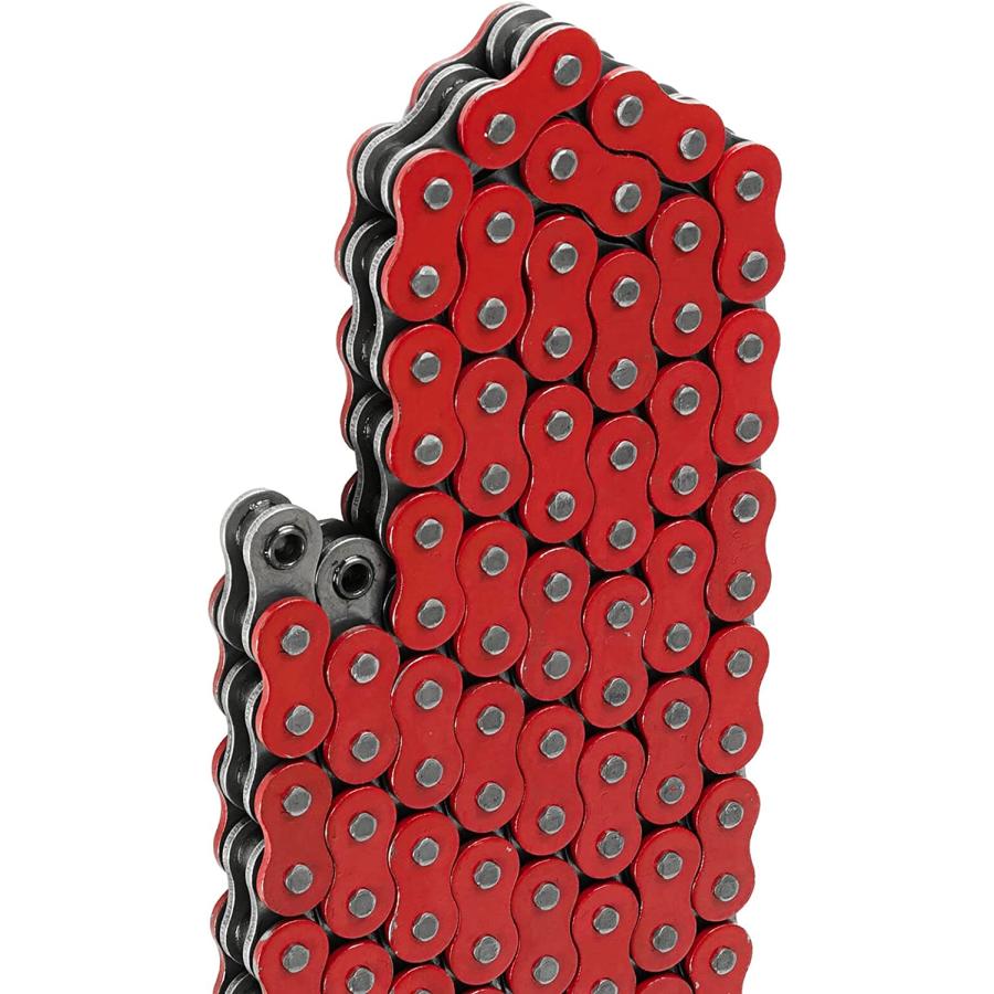 【並行輸入品】Red O-Ring Drive Chain for Street Bike Motorcycle 525 X 120 525-Pitc