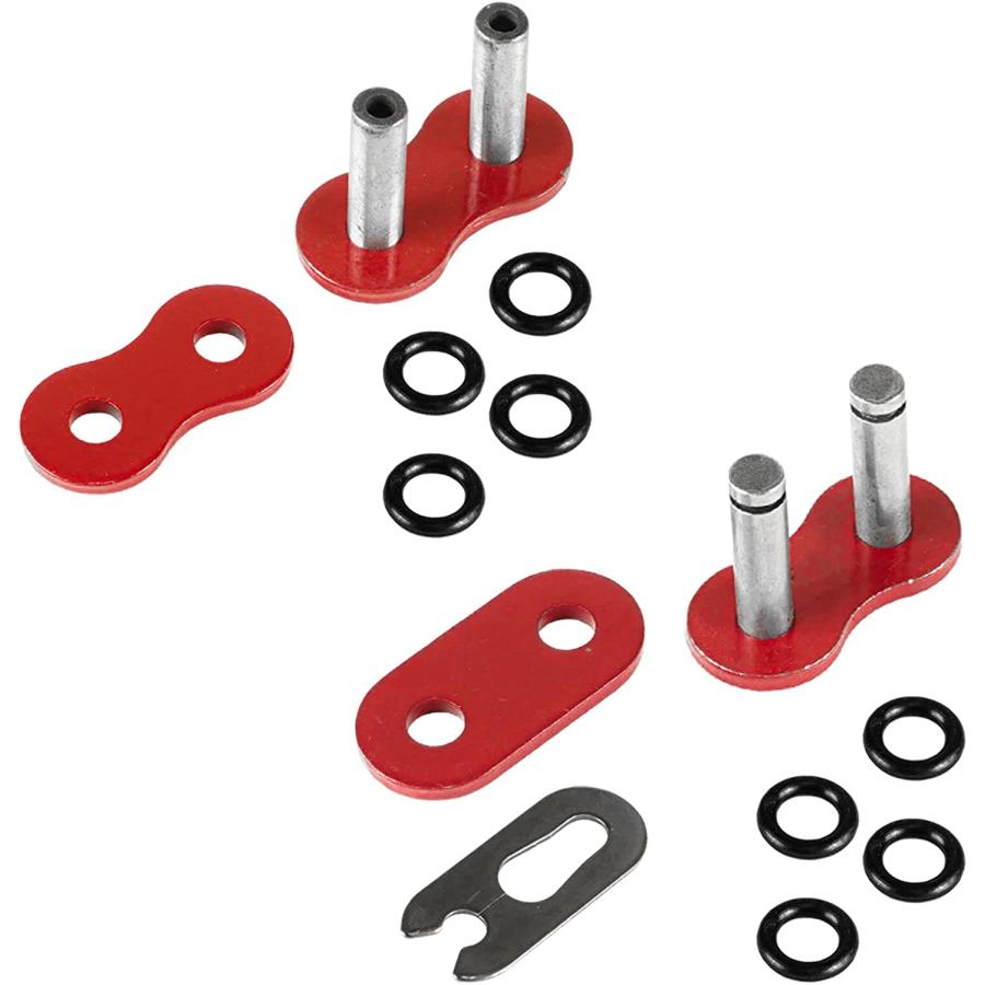 【並行輸入品】Red O-Ring Drive Chain for Street Bike Motorcycle 525 X 120 525-Pitc