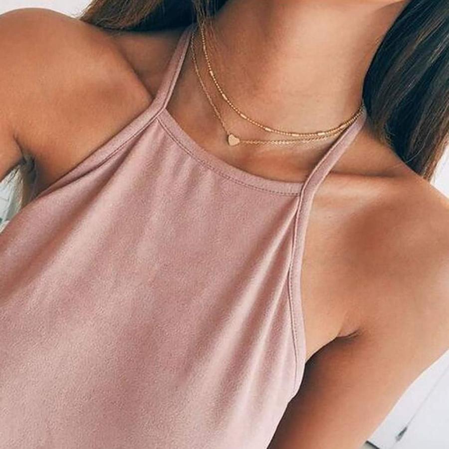 【並行輸入品】NSQFKALL Collocation Collarbone Chain Necklace Accessories Clothing_1