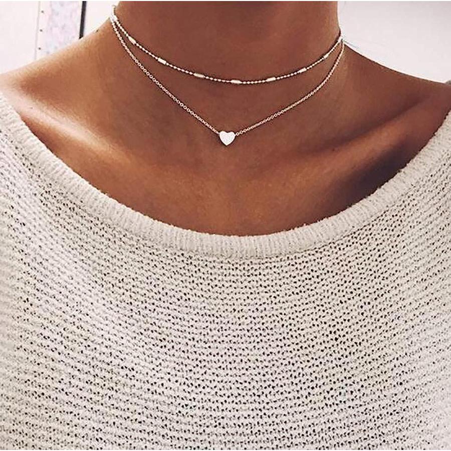 【並行輸入品】NSQFKALL Collocation Collarbone Chain Necklace Accessories Clothing_6