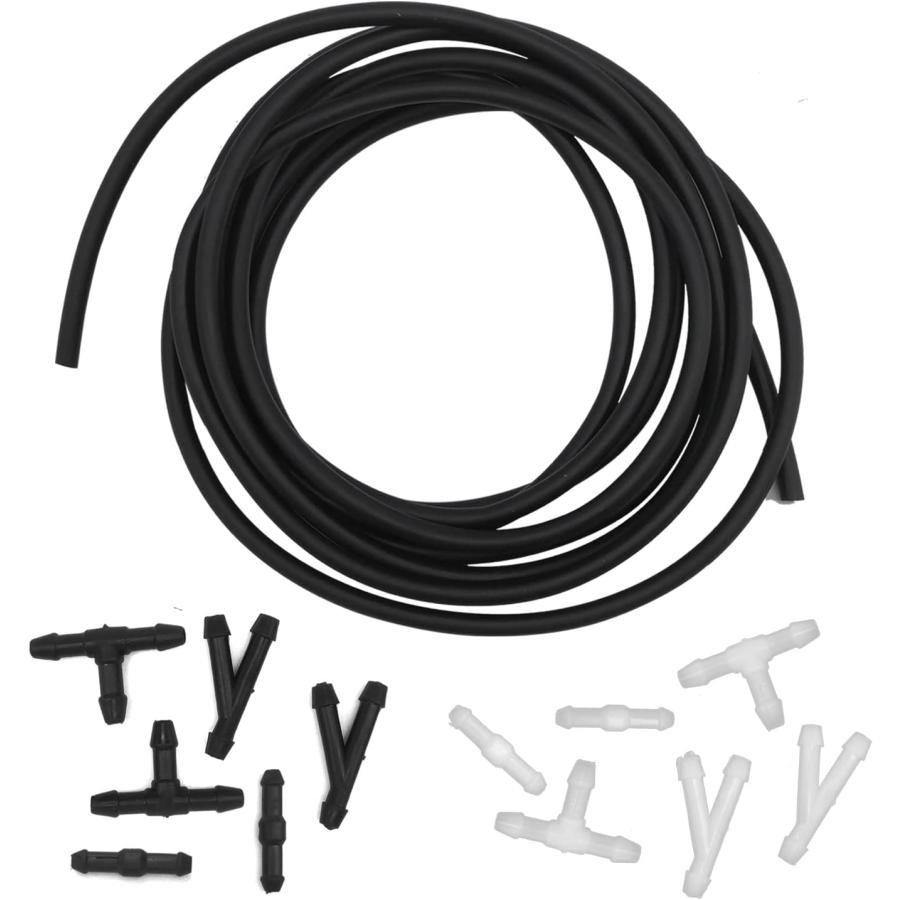 4 Meter Universal Washer Fluid Hose Windshield Washer Hose Kit with 12