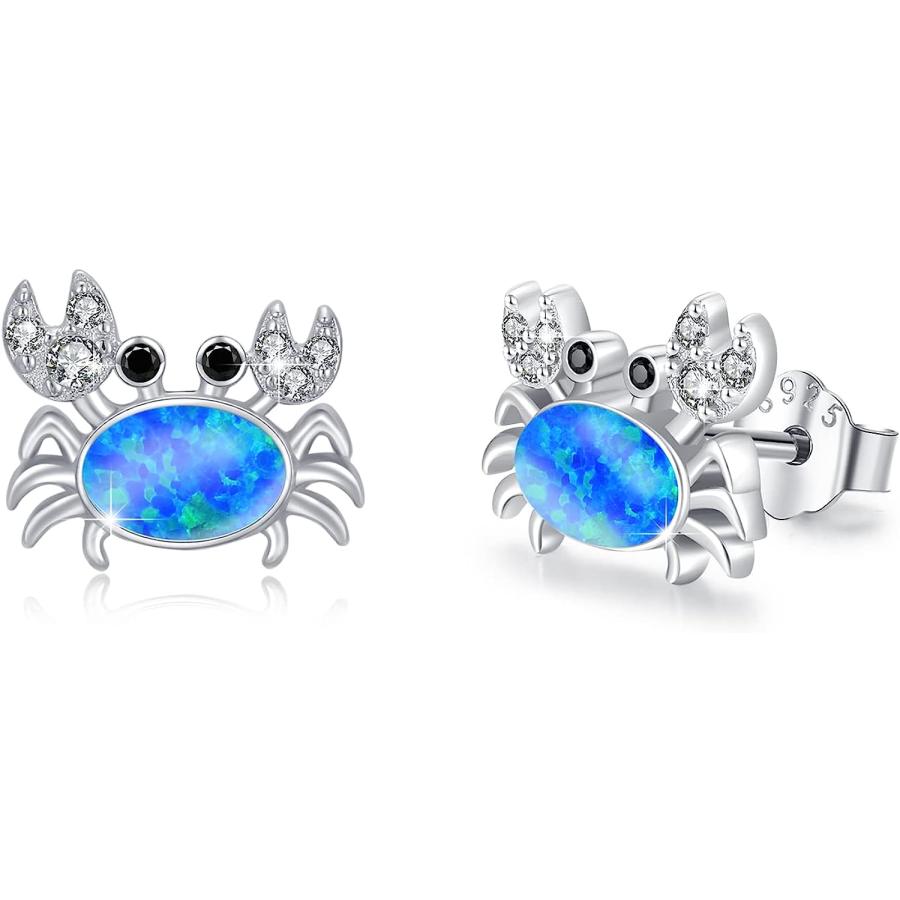 並行輸入品】カニピアス スターリングシルバー カニスタッドピアス