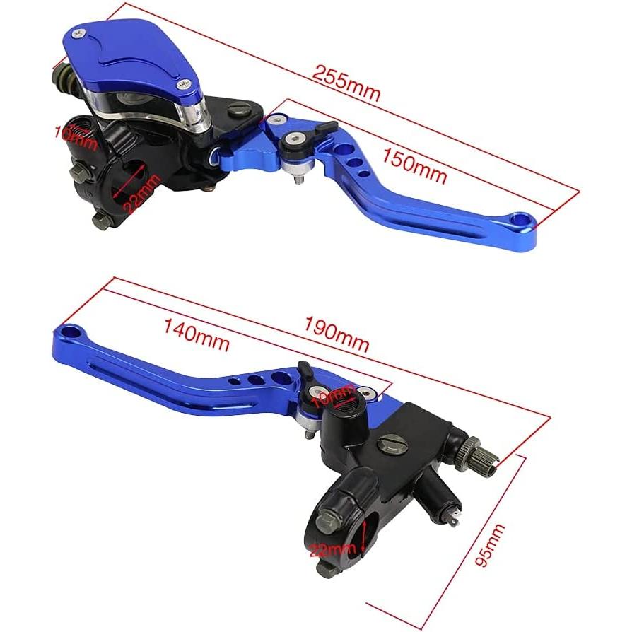 【並行輸入品】JZYSS Brake Clutch Levers 7/8inch Universal Motorcycle Brake Handles