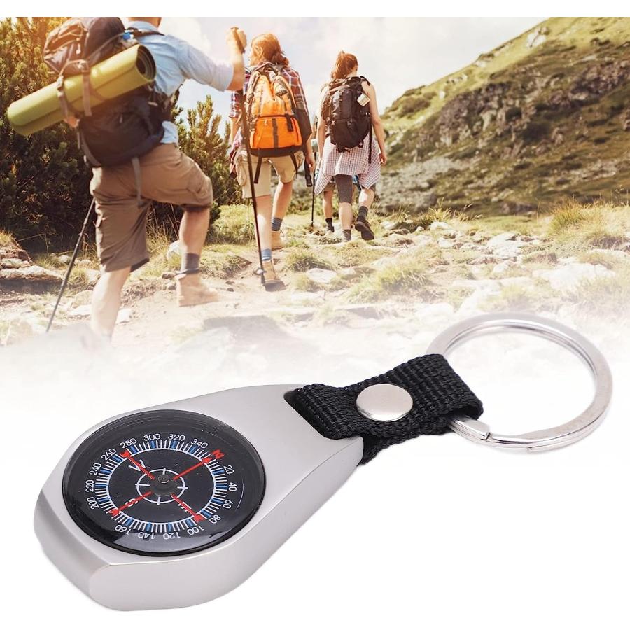 Keychain Pocket Compass  Mini Metal Key Ring Compass Survival Gear Outdoor Hiking Compass for Travel Camping Motoring Backpacking　並行輸入品｜dep-dreamfactory｜03