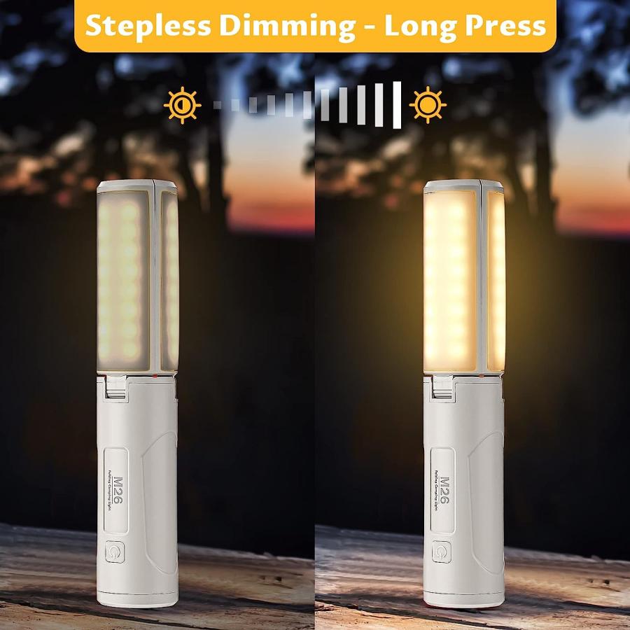 welltop Camping Lantern Rechargeable  Portable Freefolding LED Lantern Flashlight with Bright 750 Lumens 3 Light Modes  3500mAh Power Bank Camping｜dep-dreamfactory｜03