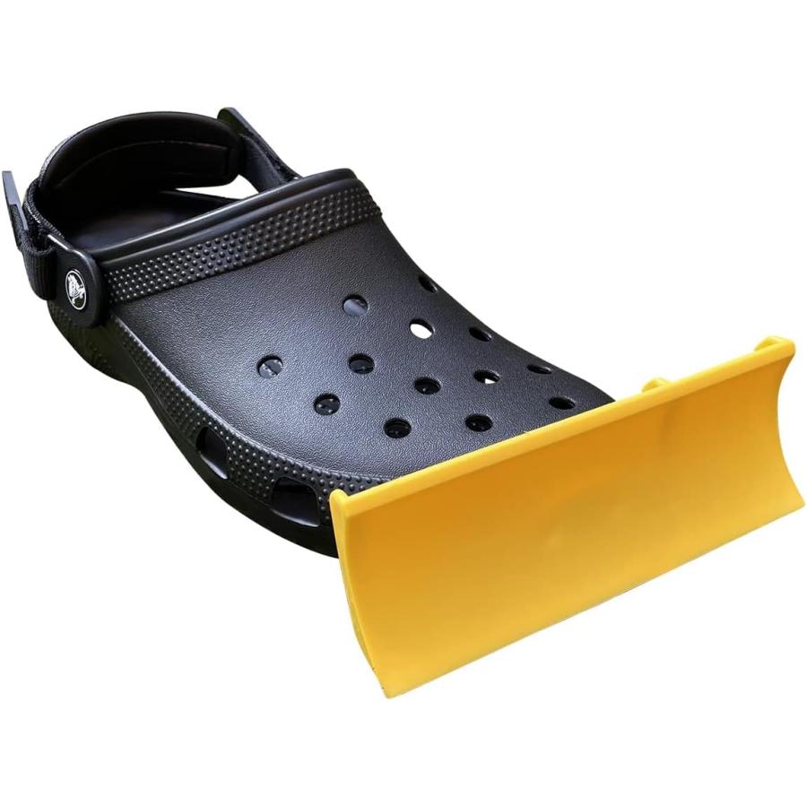 お気に入りの Snow Plow for Croc Attachments 2 Pack Croc Snow Plow Attachment Snowplow Croc Charm Funny Accessories for Croc Shoe (Yellow)　並行輸入品