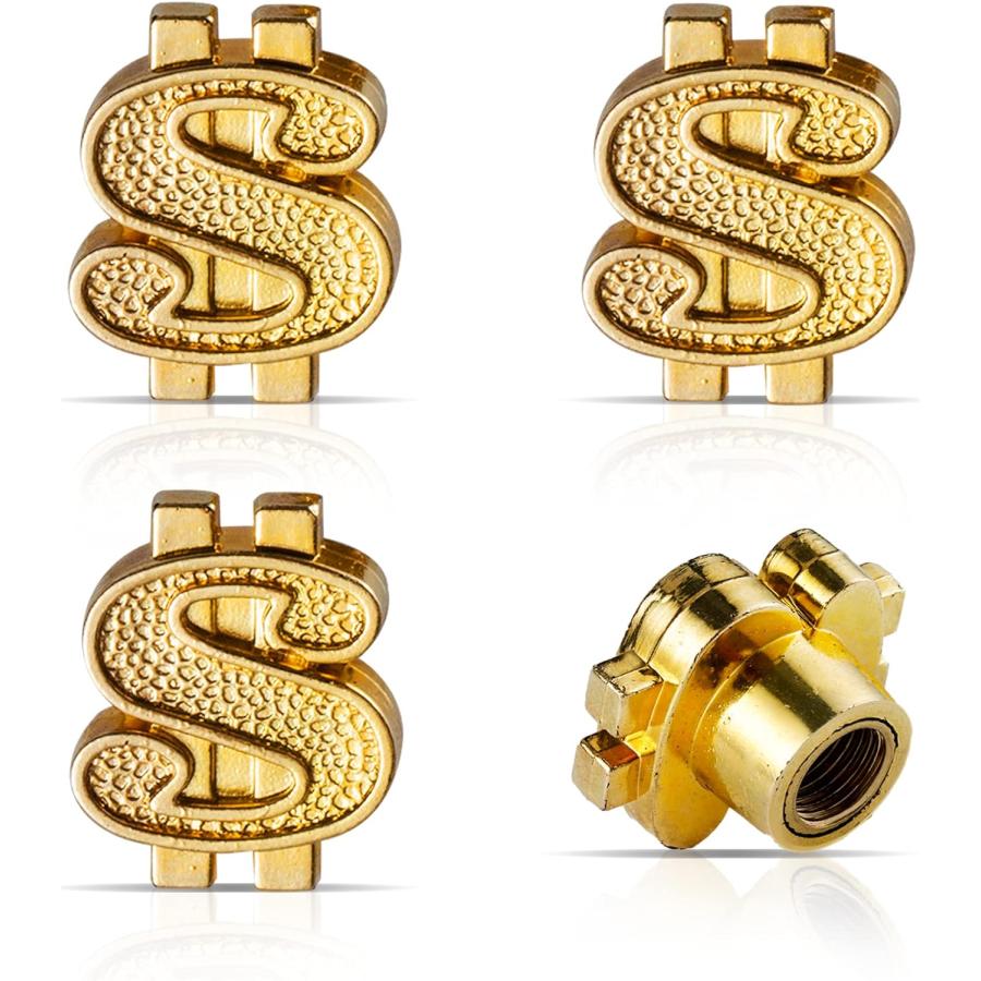 GaRhomxy Car Tire Valve Stem Caps Wheel Tire Valve Caps 4 Pack US