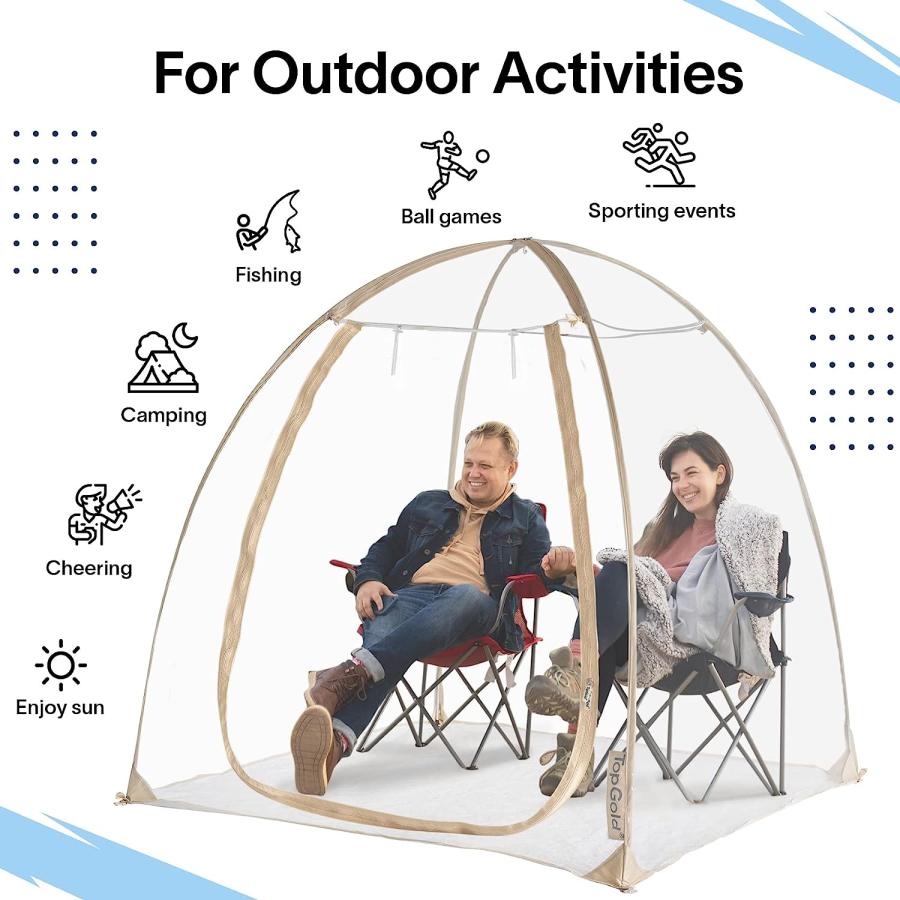 【並行輸入品】TopGold Sports Tent Weather Proof Pod Clear Bubble Tent Outdoor Inst_3